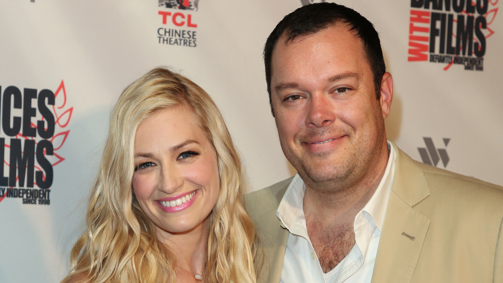Beth Behrs and her husband Michael Gladis