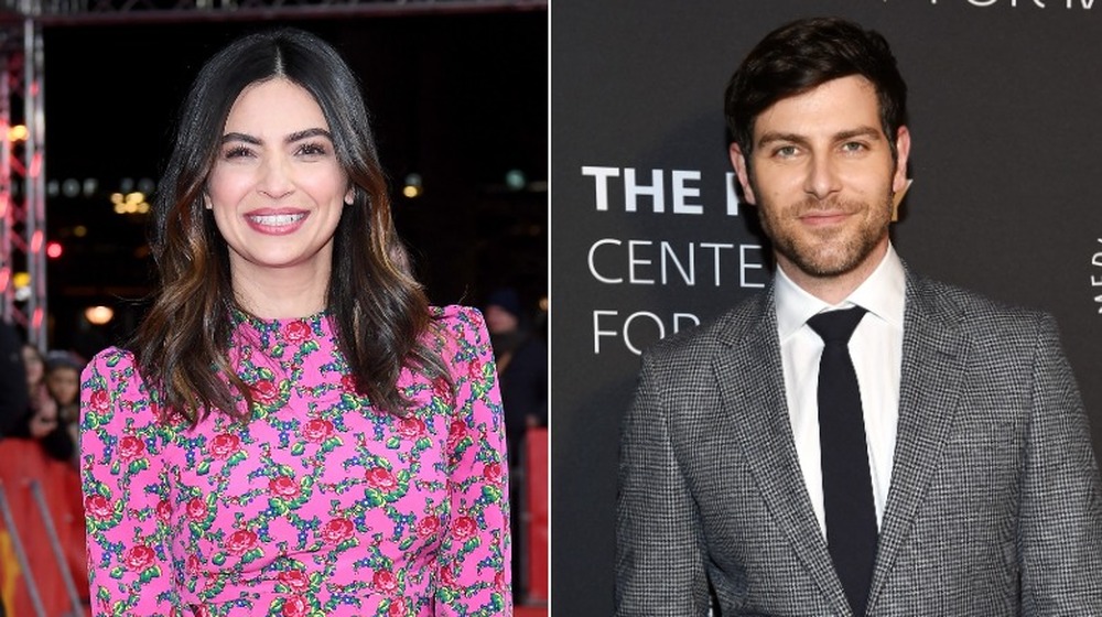 Split image of Floriana Lima and David Giuntoli, who play Darcy and Eddie on A Million Little Things