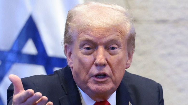 Donald Trump addresses the Knesset in Jerusalem (2025)