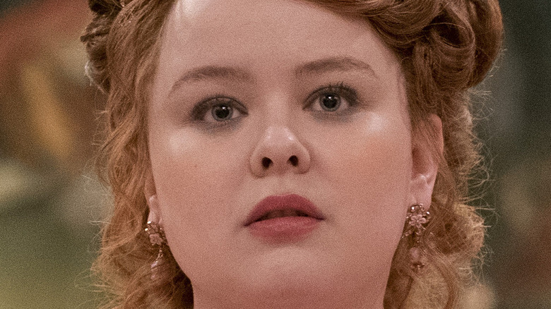 Nicola Coughlan as Penelope Featherington in Netflix's Bridgerton
