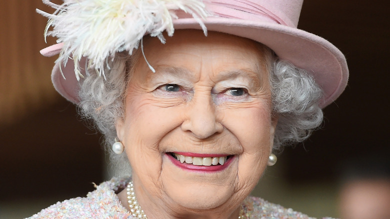 Queen Elizabeth smiling