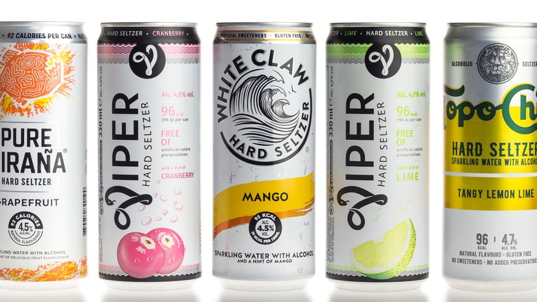 Hard seltzer brands 