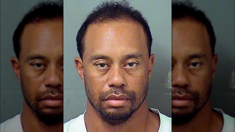 Tiger Woods' mugshot after his 2017 DUI arrest