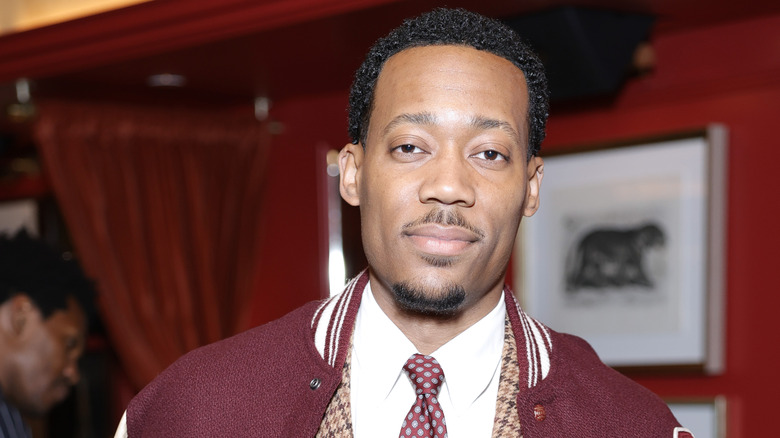 Tyler James Williams posing on the red carpet 