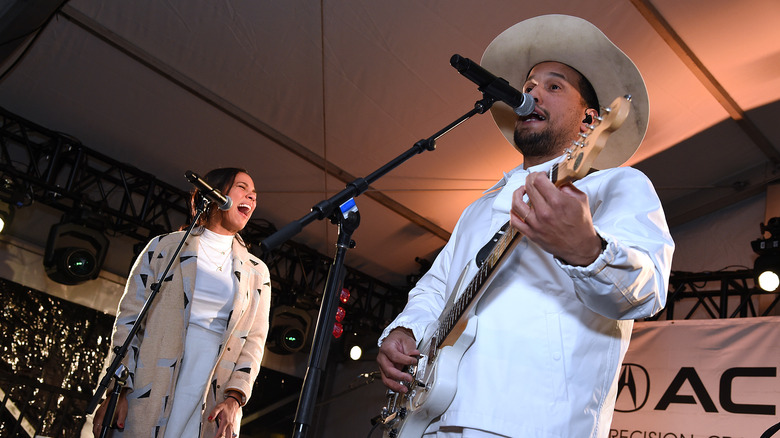Abner and Amanda Ramirez performing 
