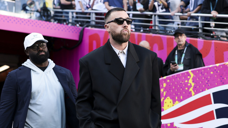 Travis Kelce at the 2026 Super Bowl