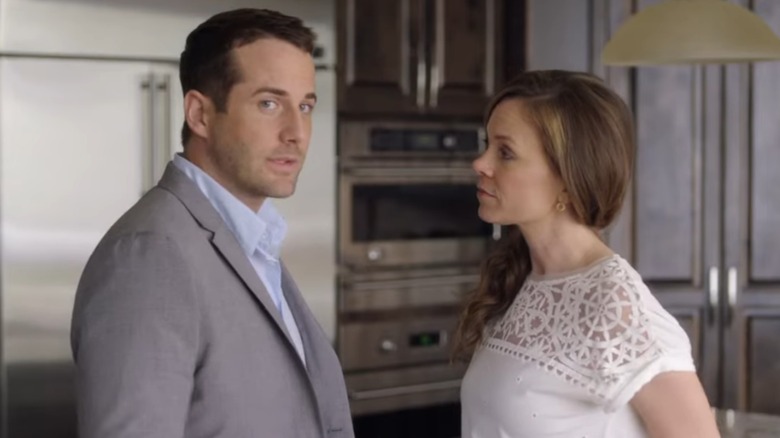 Niall Matter and Anna Clay in a scene from Stop the Wedding (2016)