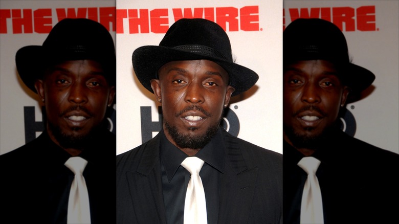 Michael K. Williams at the premiere of The Wire