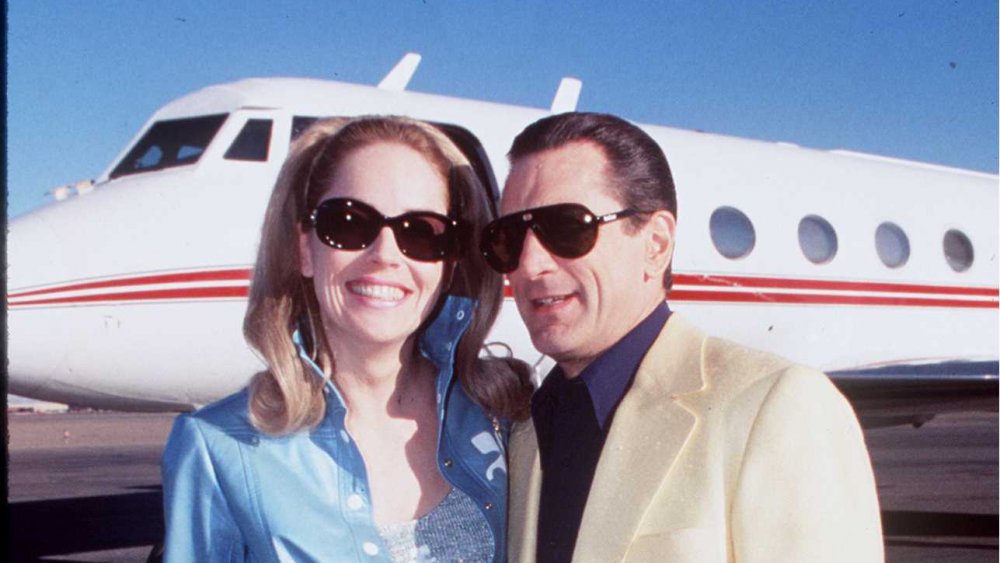Sharon Stone and Robert DeNiro had an on-screen kiss