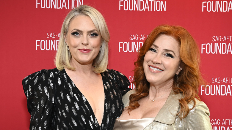 Elaine Hendrix and Liss Ann Walter posing at an event