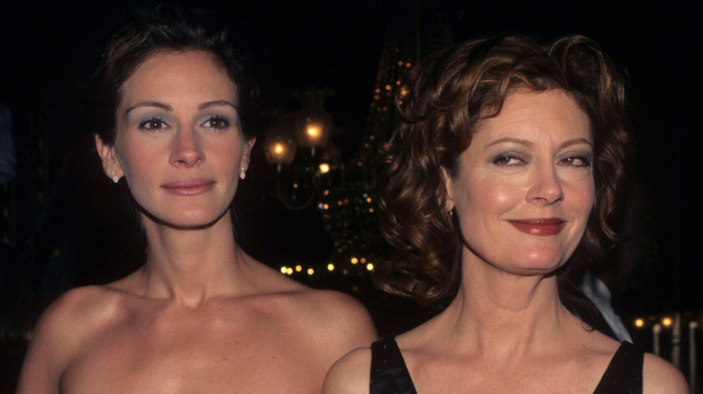 Julia Roberts and Susan Sarandon posing at an event