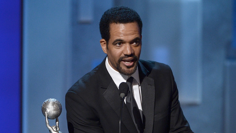 Kristoff St. John speaking at event