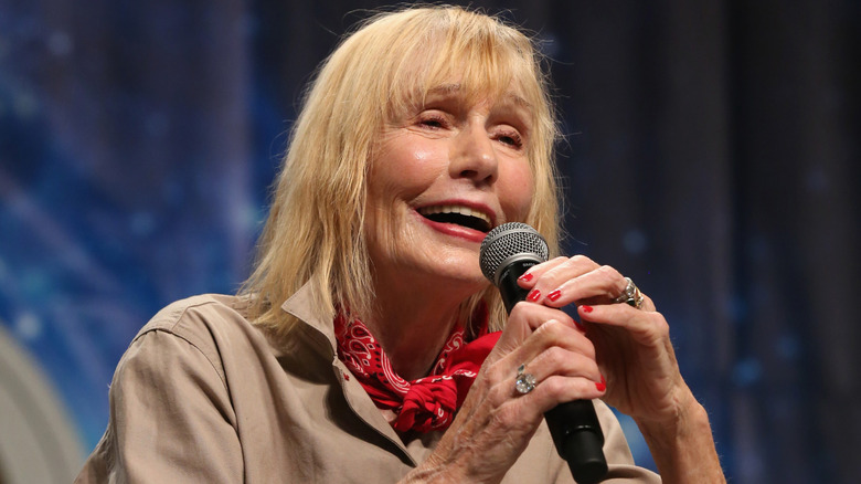 Sally Kellerman speaking on mic