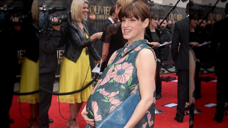 Jemima Rooper pregnant on the red carpet