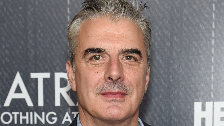 Chris Noth poses on the red carpet