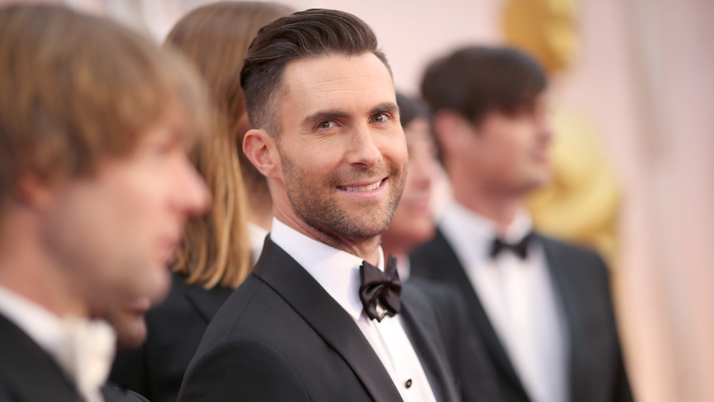 Adam Levine in tuxedo