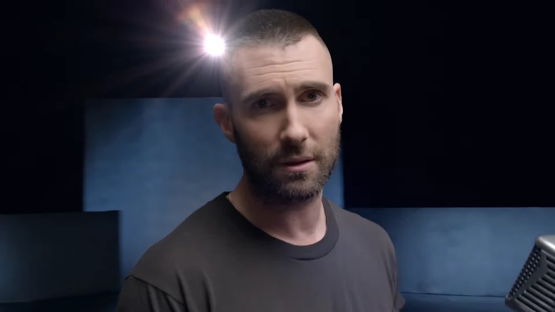 Adam Levine in his music video