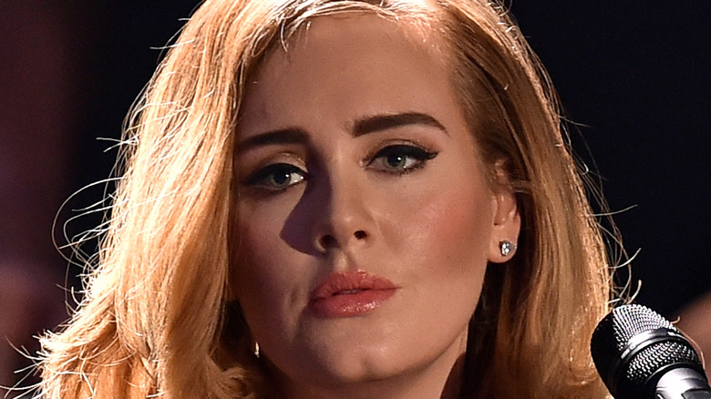 Adele on stage
