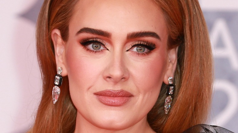 close-up of adele