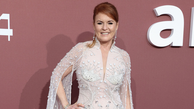 Sarah Ferguson, Duchess Of York attends the amfAR Cannes Gala 30th edition Presented by Chopard and Red Sea International Film Festival at Hotel du Cap-Eden-Roc on May 23, 2024