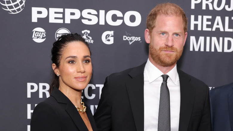 Meghan, Duchess of Sussex and Prince Harry, Duke of Sussex attend the Project Healthy Minds 3rd Annual Gala at Spring Studios on October 09, 2025