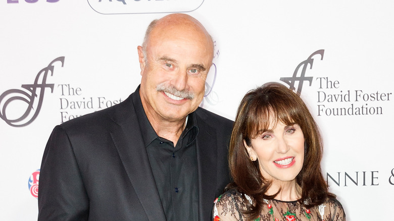 Dr. Phil and Robin McGraw smiling