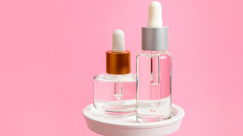 serum bottles skincare