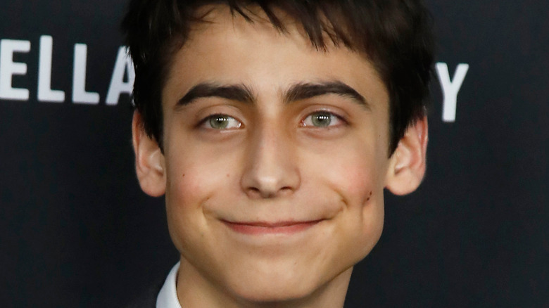 Aidan Gallagher at The Umbrella Academy premiere 