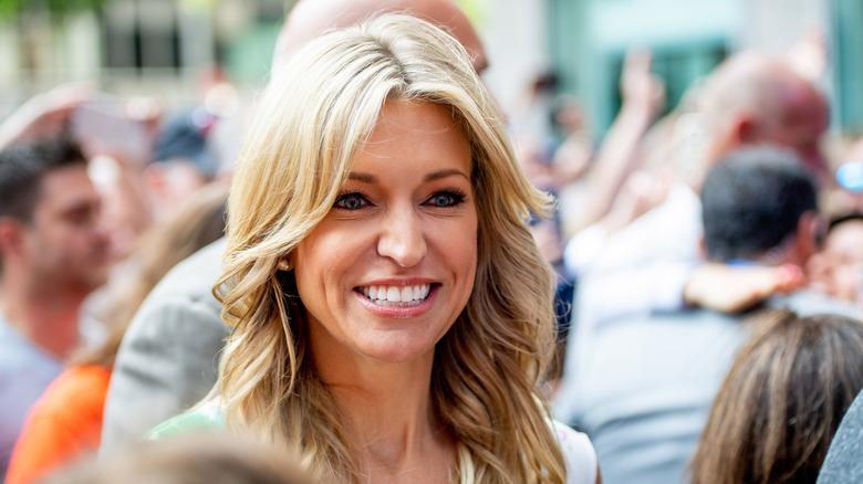 Ainsley Earhardt smiles at a concert