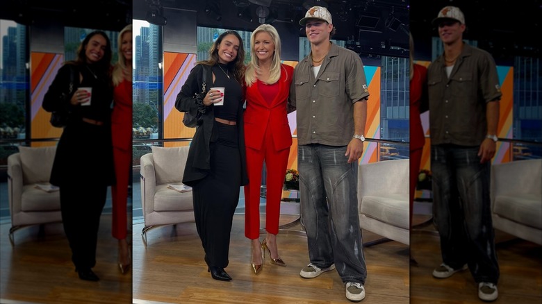 Sommer Ray, Ainsley Earhardt, and Mark Estes smiling