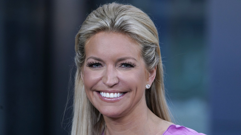 Close up of Ainsley Earhardt with some intense eyelashes