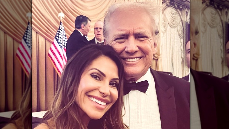 Hadas Levy with Donald Trump smiling