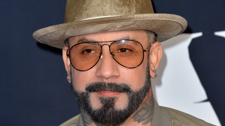 AJ McLean posing