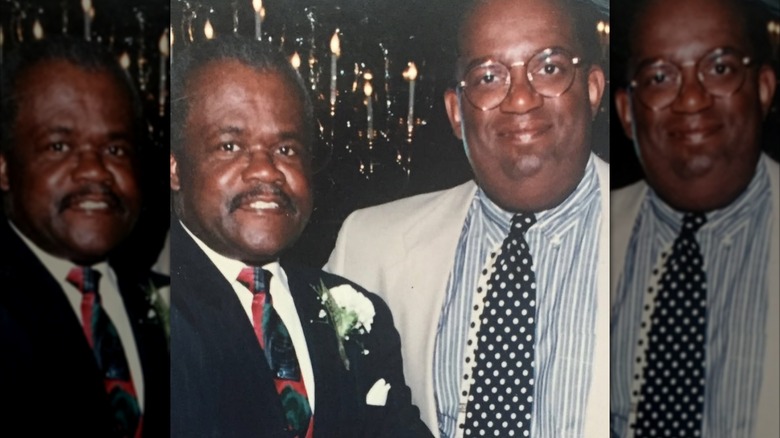 Al Roker and Albert Roker Sr. smiling