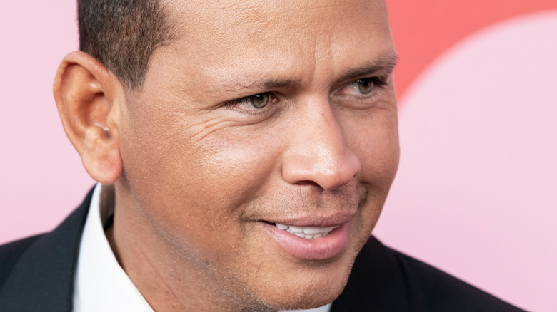 Alex Rodriguez smiling