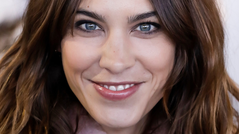 Alexa Chung's Brunette Look That Fans Envy