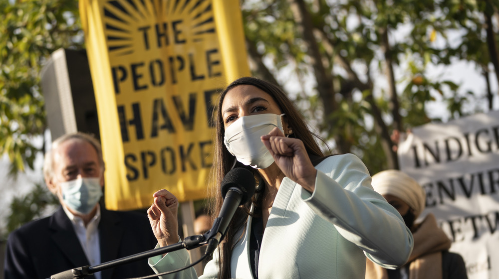 Congresswoman Alexandria Ocasio-Cortez speaking