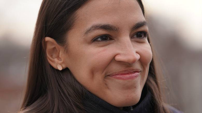 Alexandria Ocasio-Cortez smiling