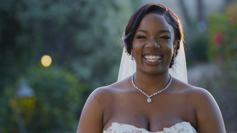 Alexis Mitchell on her wedding day