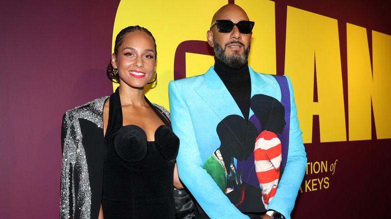 Alicia Keys and Swizz Beatz together