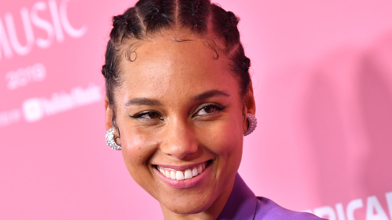 Alicia Keys smiling