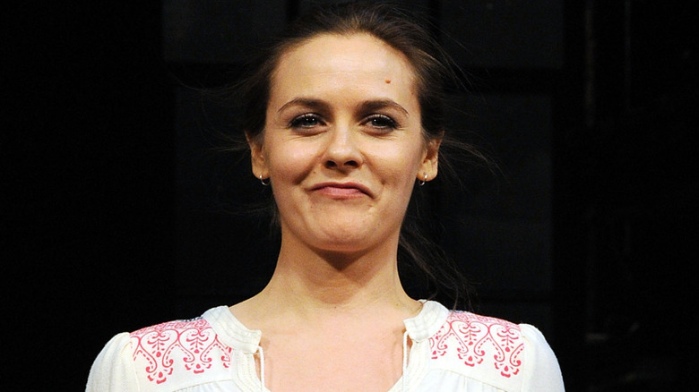 Alicia Silverstone on stage