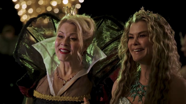 Alison Sweeney and Barbara Niven smiling in elaborate costumes