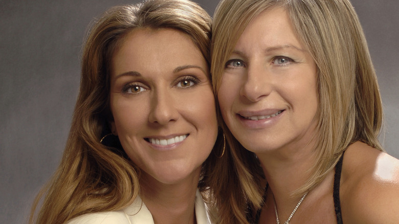 celine dion and barbra streisand 