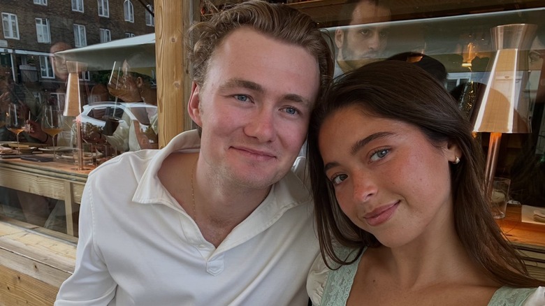 Lola Consuelos and Cassius Kidston smiling together