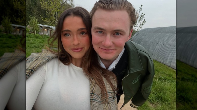 Lola Consuelos and Cassius Kidston smiling together