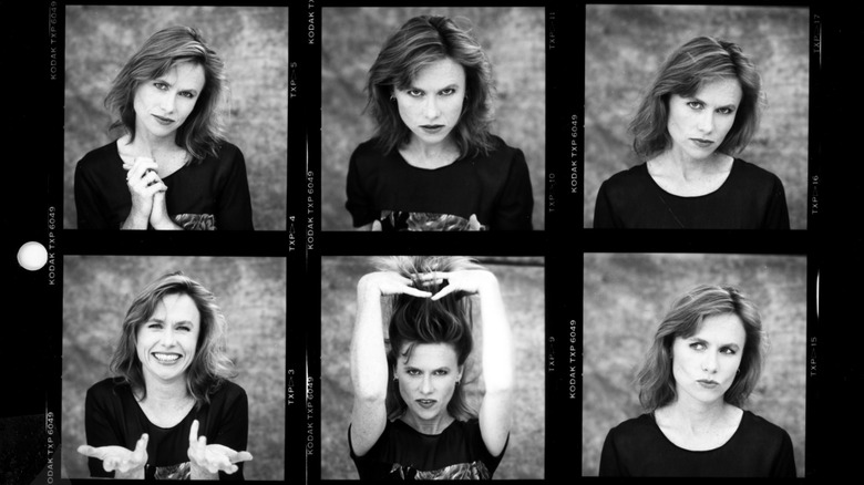 A contact sheet for an Amy Madigan photoshoot the year she was first nominated for an Oscar