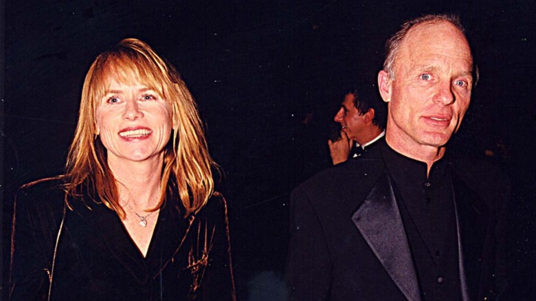 Amy Madigan and Ed Harris at the Golden Globes in the 1990s