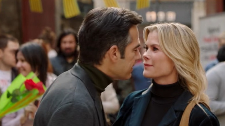 Alison Sweeney (right) in "To Barcelona, with Love"