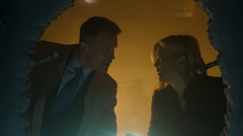 Alison Sweeney (right) in "Carrot Cake Murder: A Hannah Swensen Mystery"